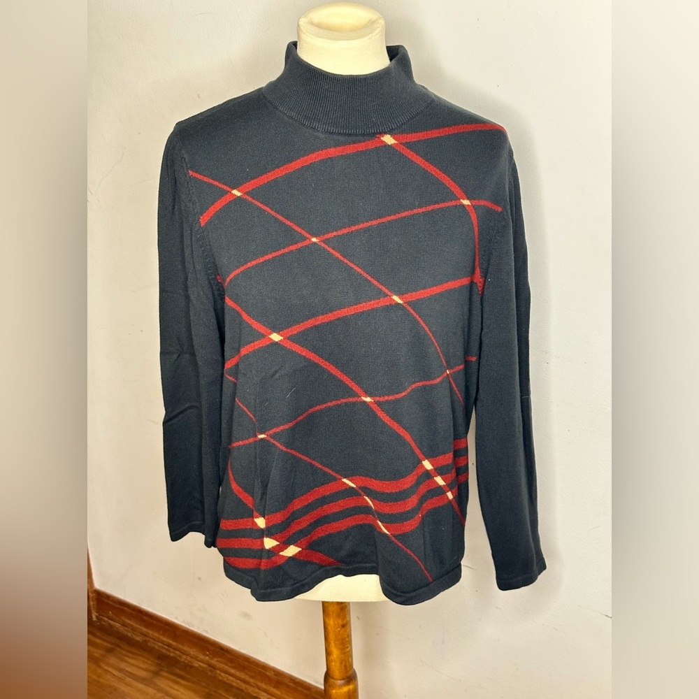 Men’s Vintage Argyle Sweater Size XL